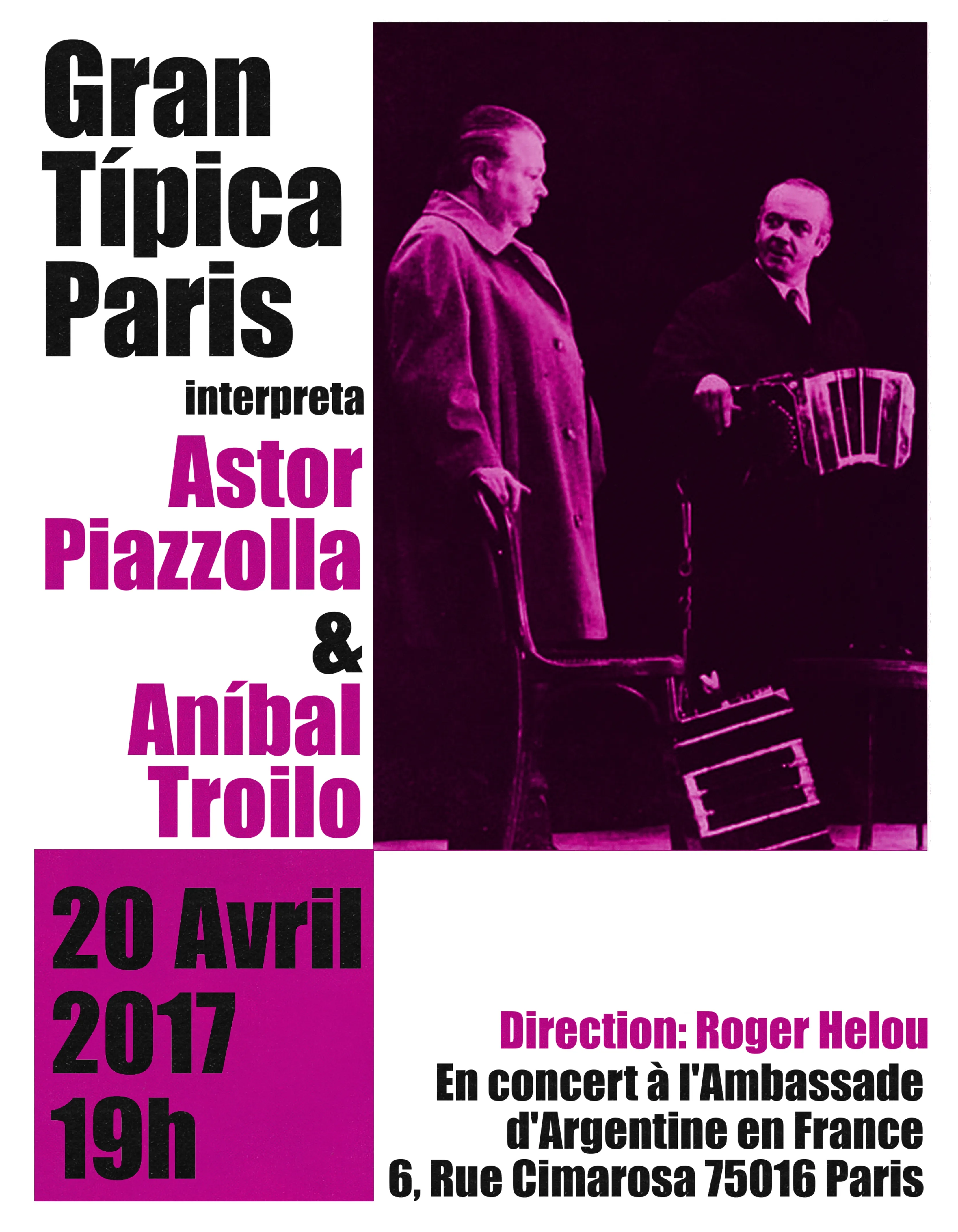 Workshop poster designed by Lucas Frontini