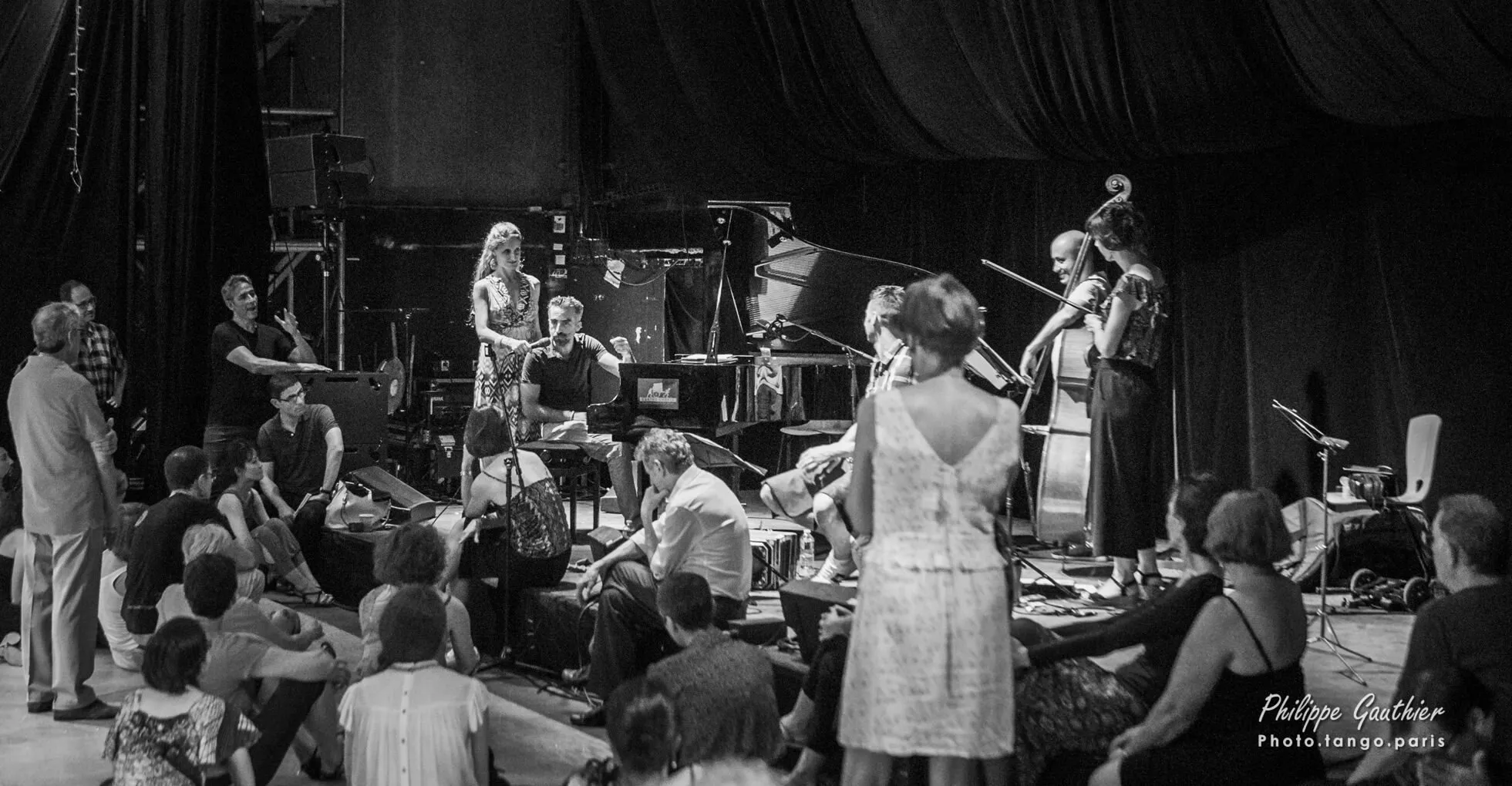 Orquesta Típica SILENCIO, photograph by Philippe Gauthier