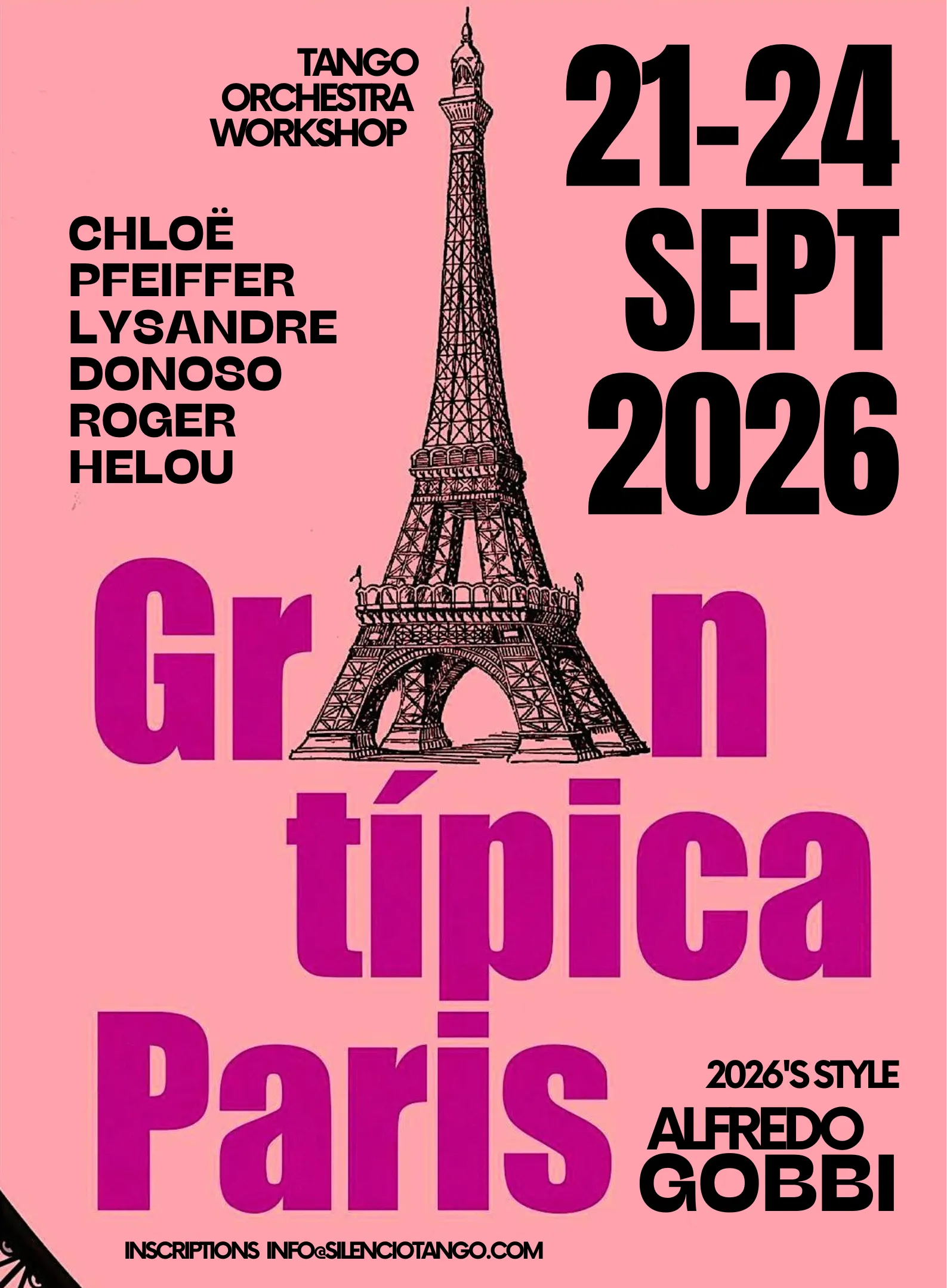 Poster for Gran Típica Paris 2026